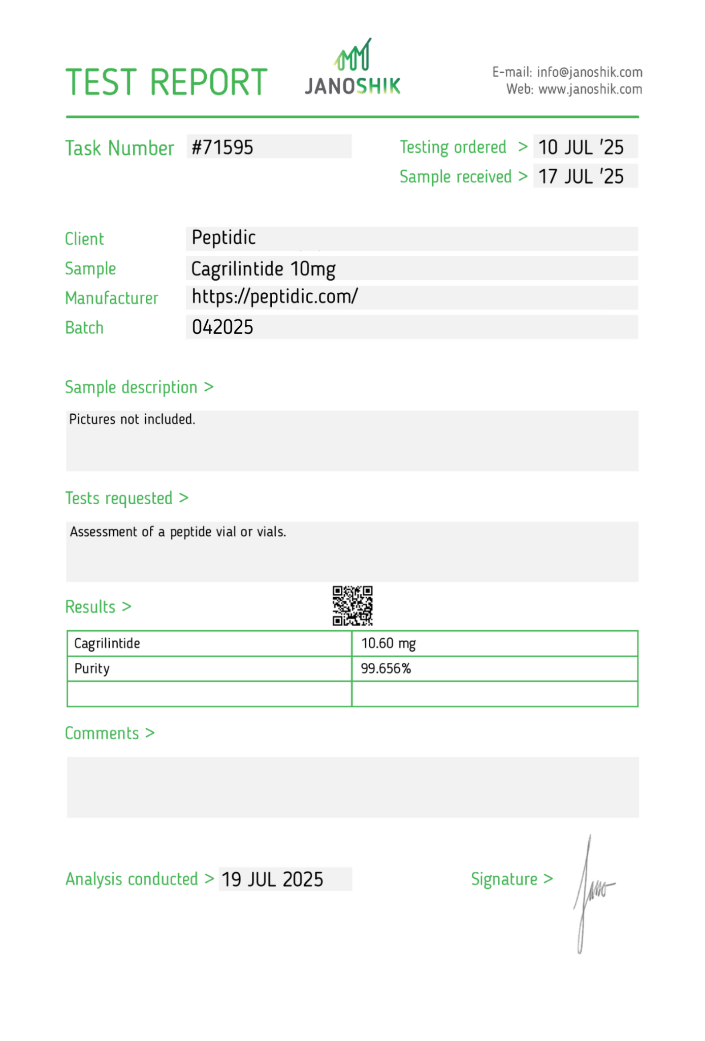 Cagrilintide – 10mg